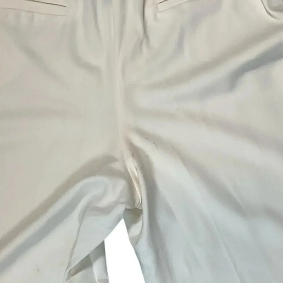 BCX NWT Off White Women's Wide Leg Pants Size Large Elastic Waist Small Flaw - Picture 10 of 10
